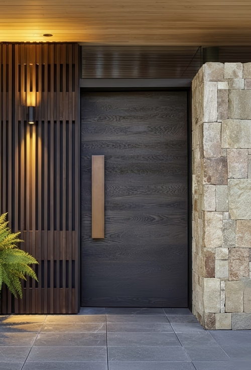 Дверь МДФ с бугельной ручкой Дверь МДФ с бугельной ручкой